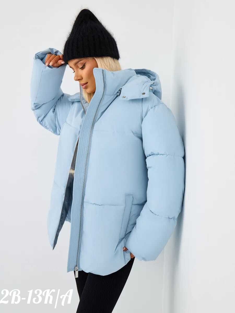 куртка женская голубая,куртка летучая мышь женская с капюшоном зимняя голубого цвета,женская зимняя куртка,женская куртка,зимняя куртка