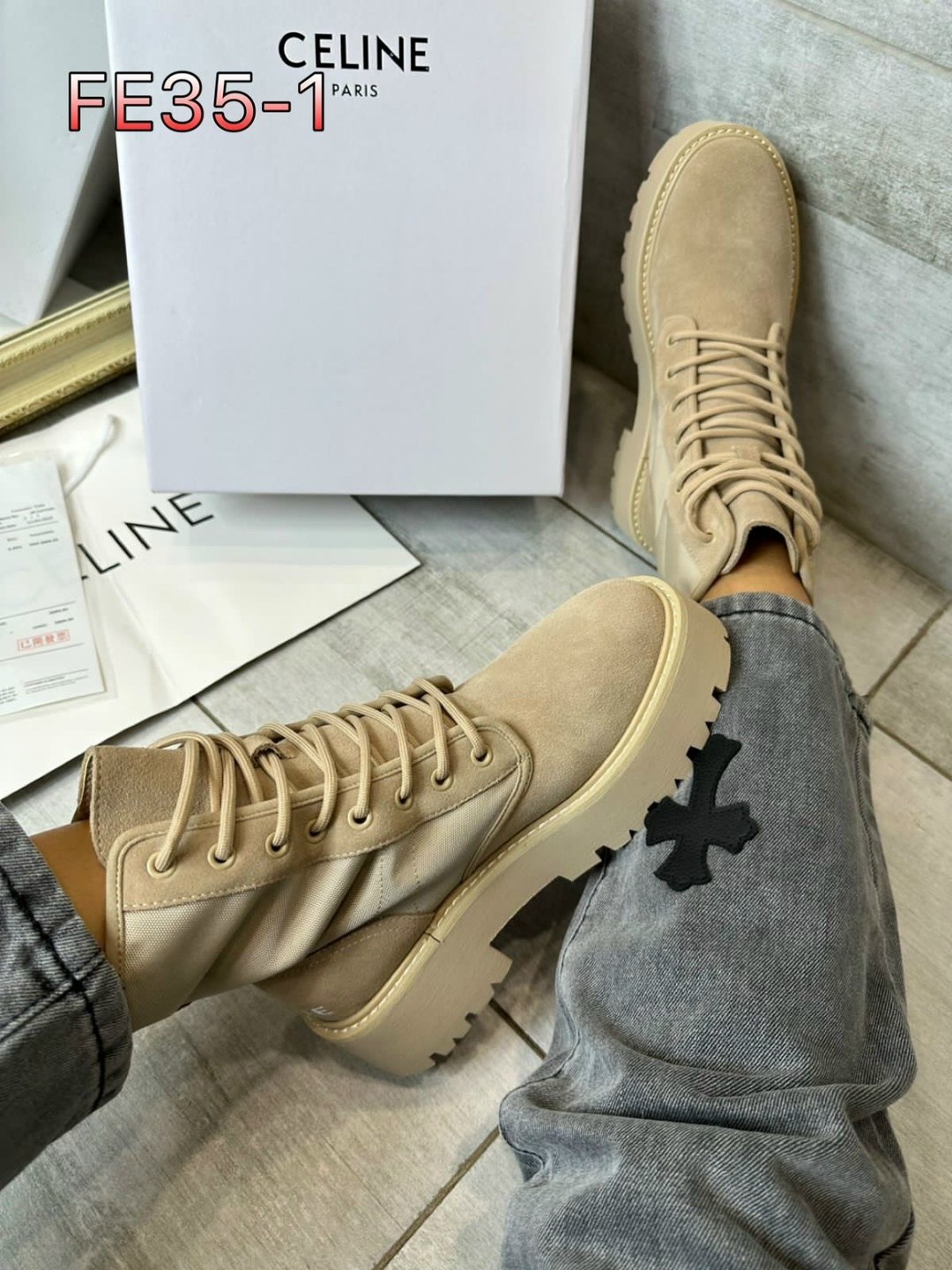 ботинки celine,ботинки женские celine, no149,ботинки,