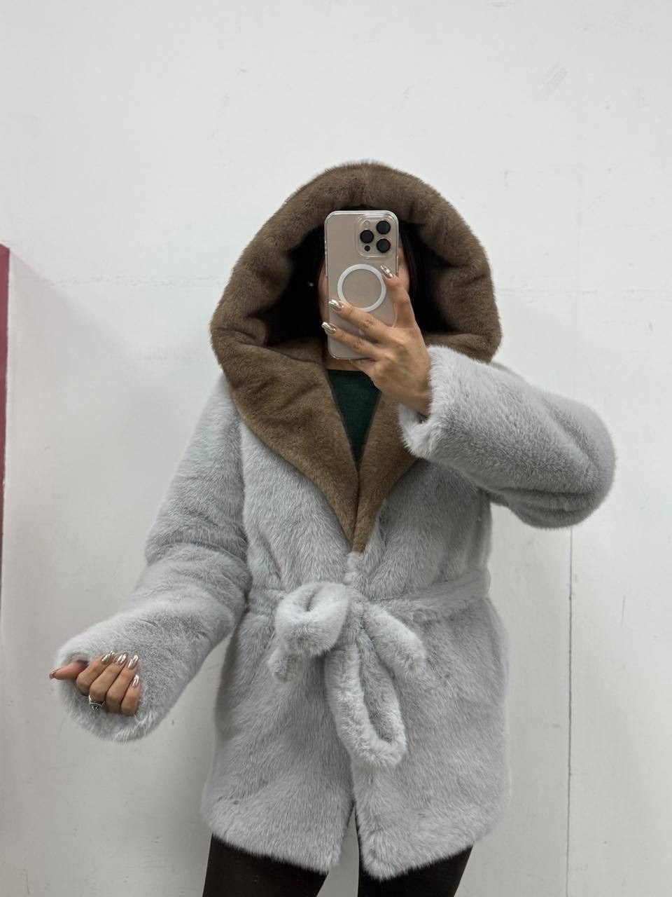шубка из эко меха под норку с капюшоном,шуба эко мех под норку с капюшоном,шуба искусственная под норку с капюшоном,норковая шуба,шуба