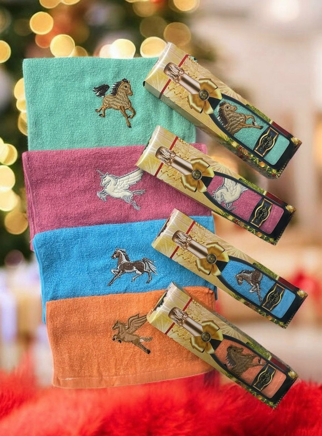 подарочные полотенца,подарочная коробка,полотенце махровое в подарочной коробке символ года бутылочка,полотенца в подарочной упаковке,подарочная упаковка