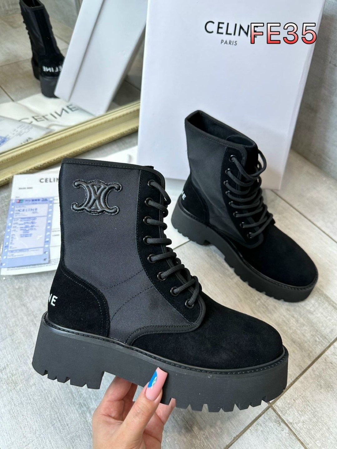 ботинки celine,ботинки женские celine, no149,ботинки,