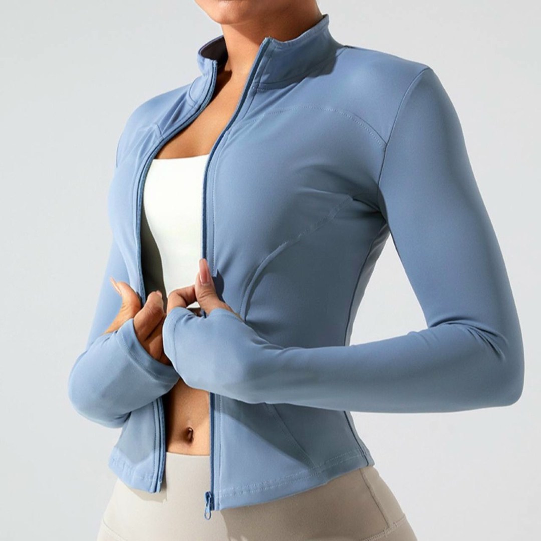 для фитнеса,обтягивающая куртка спортивная,куртка женская спортивная,спортивная куртка,женская рубашка для йоги на молнии с длинным рукавом