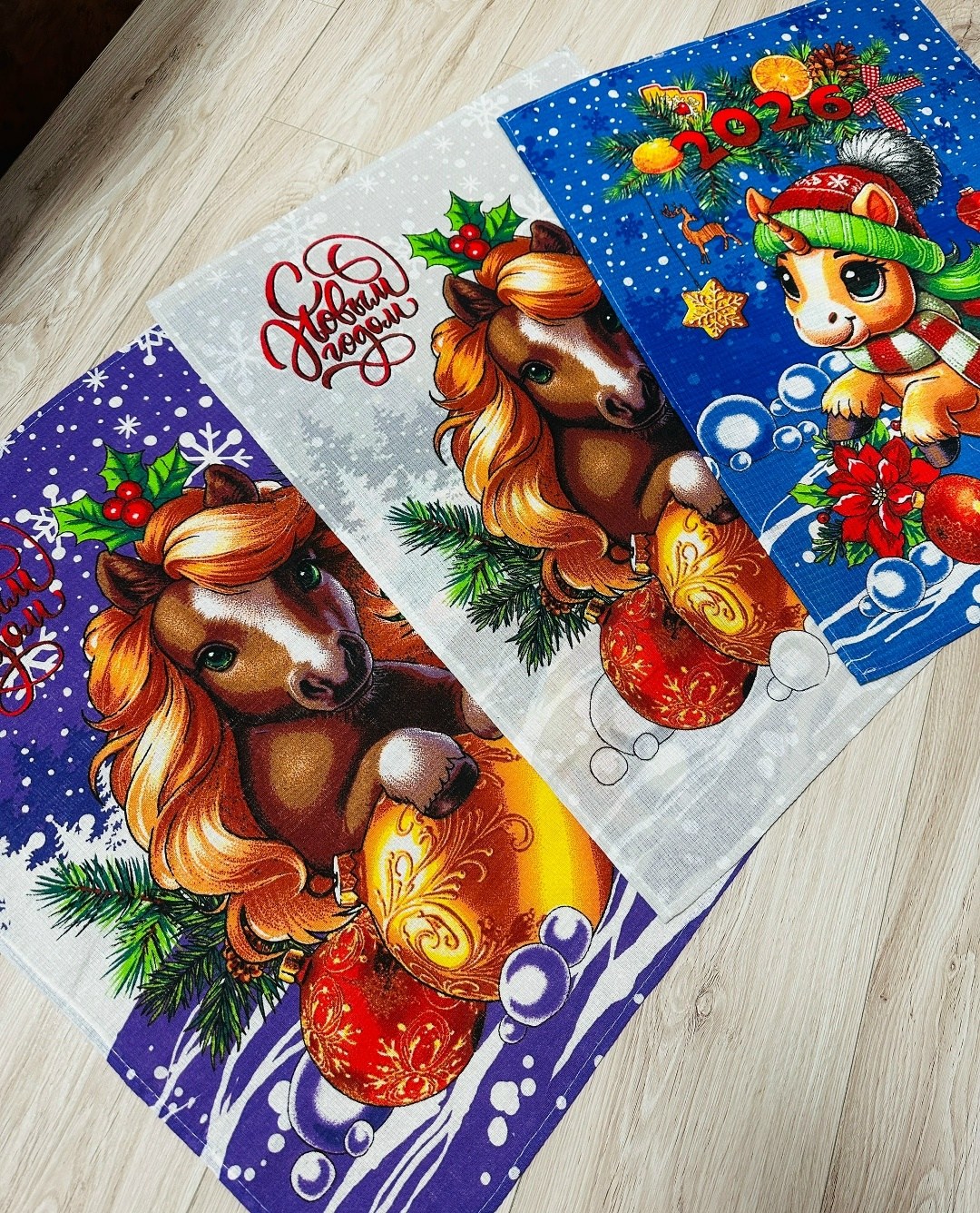 подарочные полотенца новогодние символ 2026 года лошадь,подарочные полотенца новогодние символ 2026 года лошадь 4 шт,кухонные полотенца новогодние символ 2026 года лошадь kse-ni 503003200,подарочные п