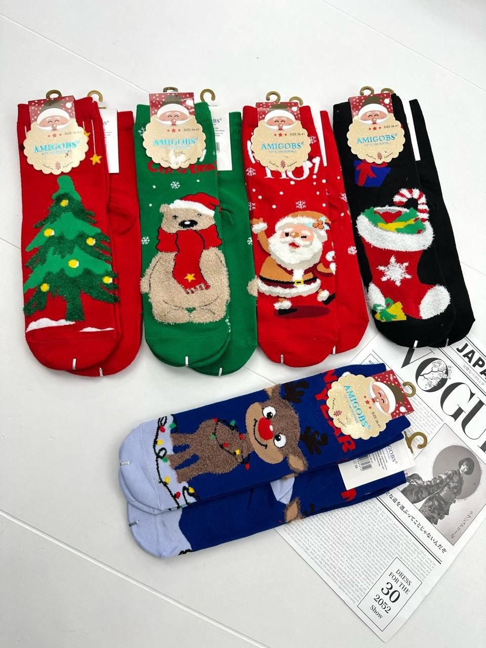 набор новогодние носки 5 пар подарочные 36-41 размером nice shop,набор новогодние носки 5 пар подарочные 36-41 размером,носки женские новогодние,носки новогодние набор,носки комплект 5 пар размер 41-4