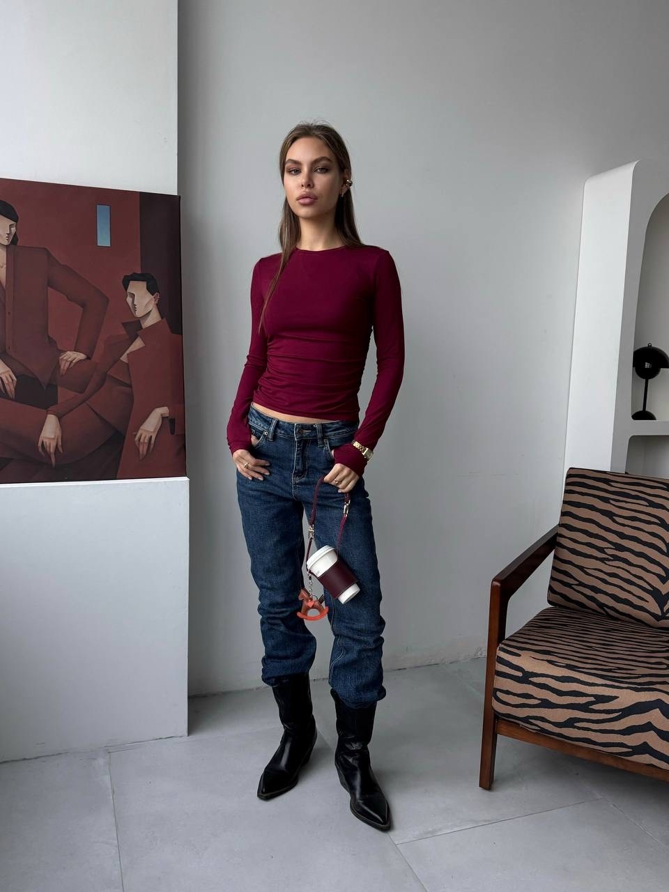 лонгслив женские,укороченный лонгслив женский,свитшот водолазка,лонгслив,лонгслив бордовый