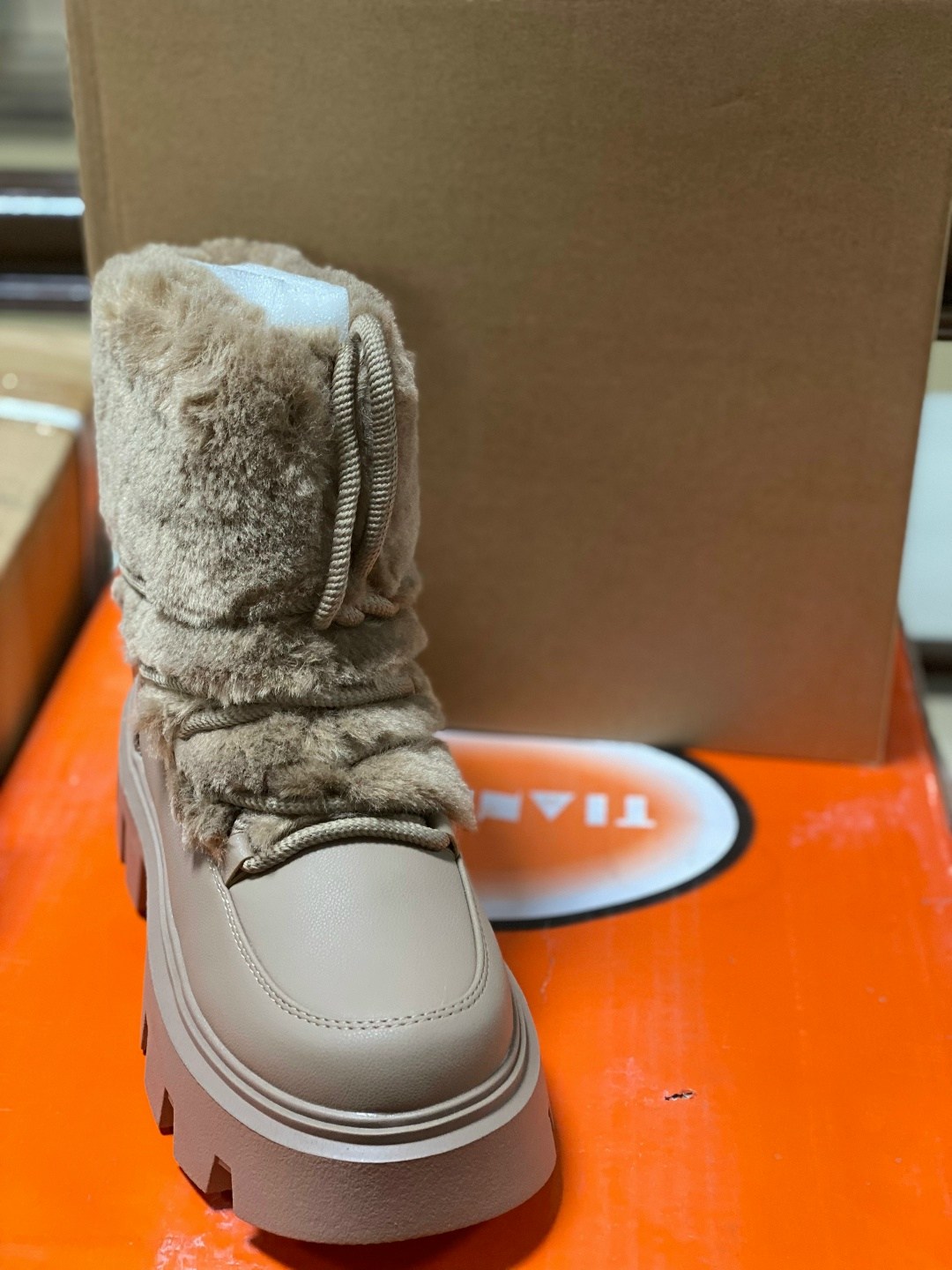 серые дутики луноходы из текстиля respect,,дутики женские,ботинки женские зимние,женская зимняя