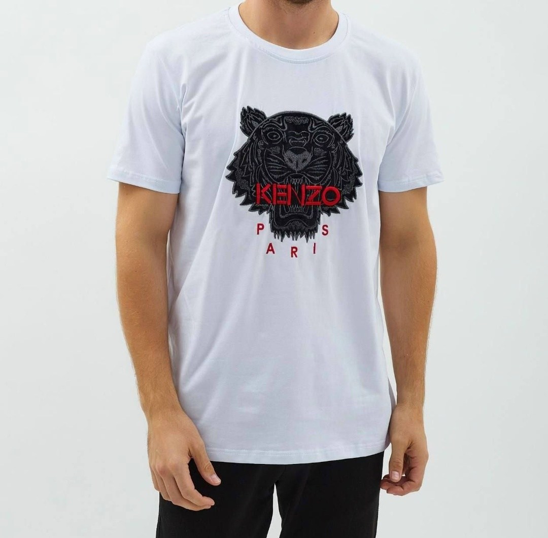 мужские футболки kenzo,футболка kenzo,футболка мужская белая,футболка кензо,хлопковая футболка kenzo