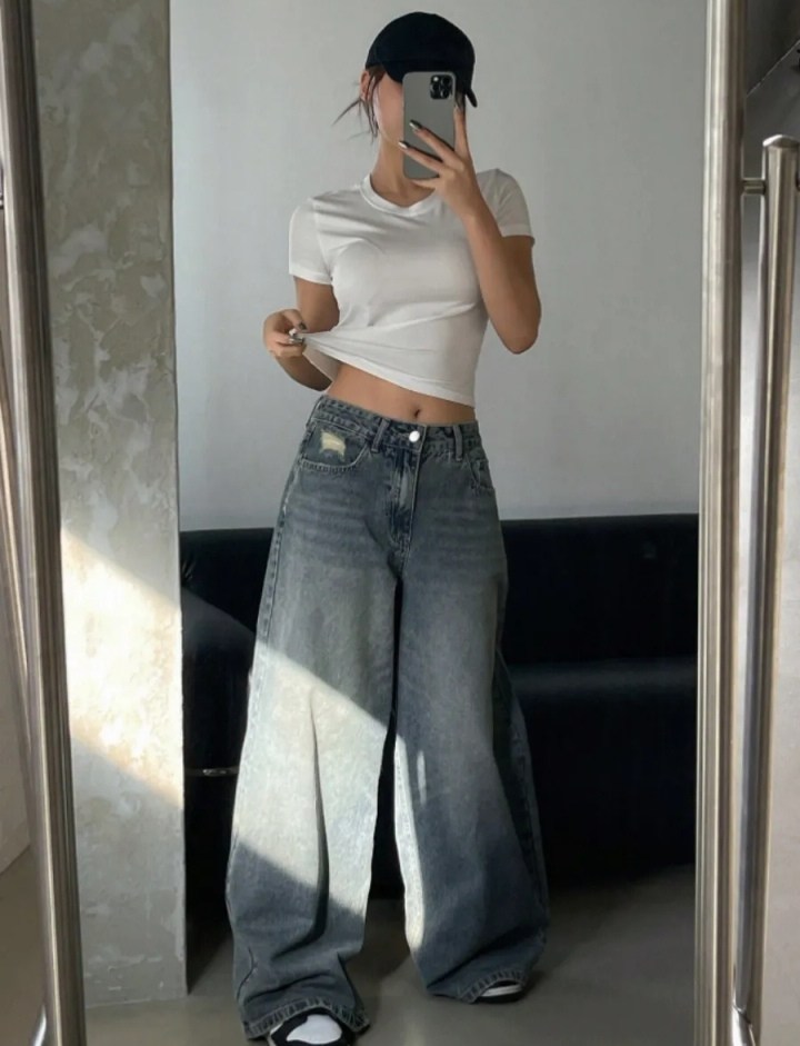модные джинсы,джинсы широкие,женские джинсы,мода стиль
