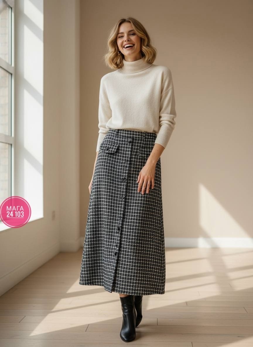 юбка,теплая юбка,серая юбка,юбка в клетку,юбка женская