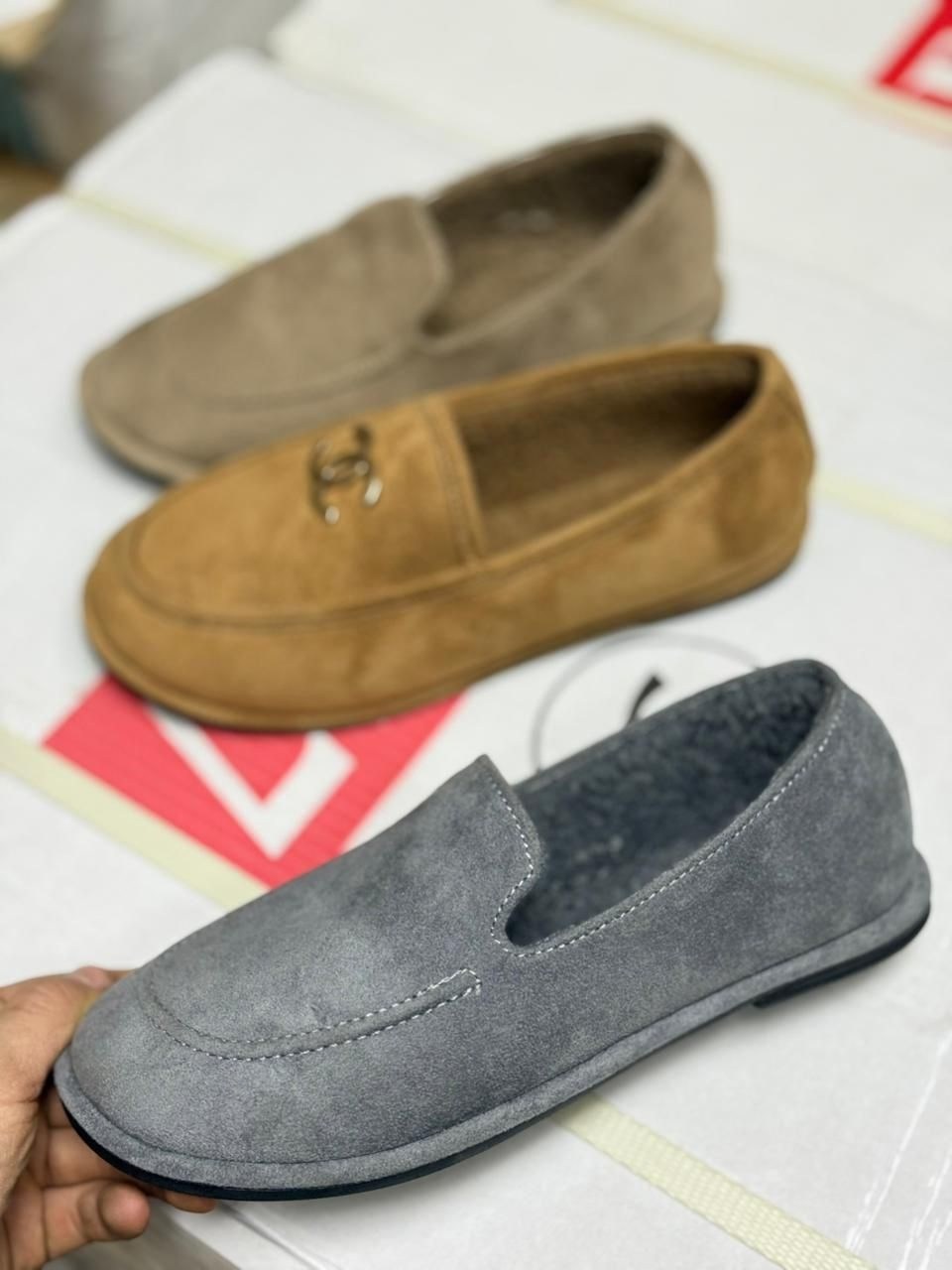 ,лоферы chanel,замшевые лоферы,женские мокасины,лоферы женские