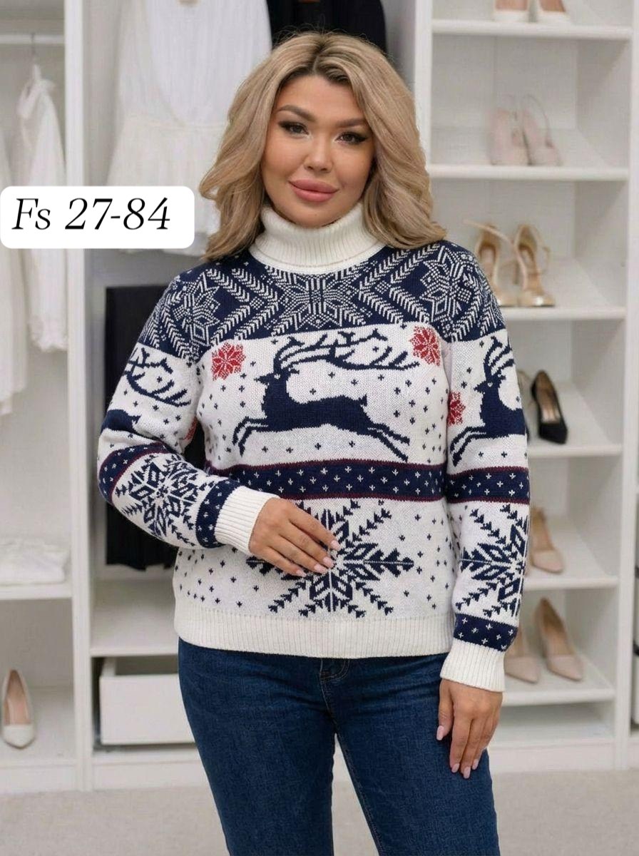 женский свитер,кофта свитер женский,свитер женский с оленями,кофта свитер,новогодний свитер