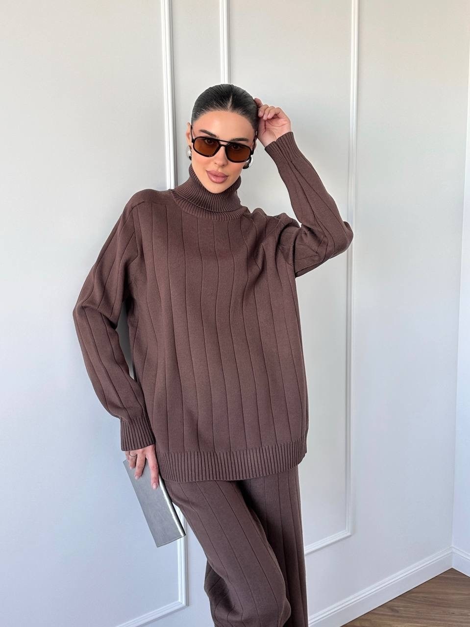 костюм со свитером,брючный костюм,костюмы трикотажные,брючный костюм лапша женский,костюм лапша