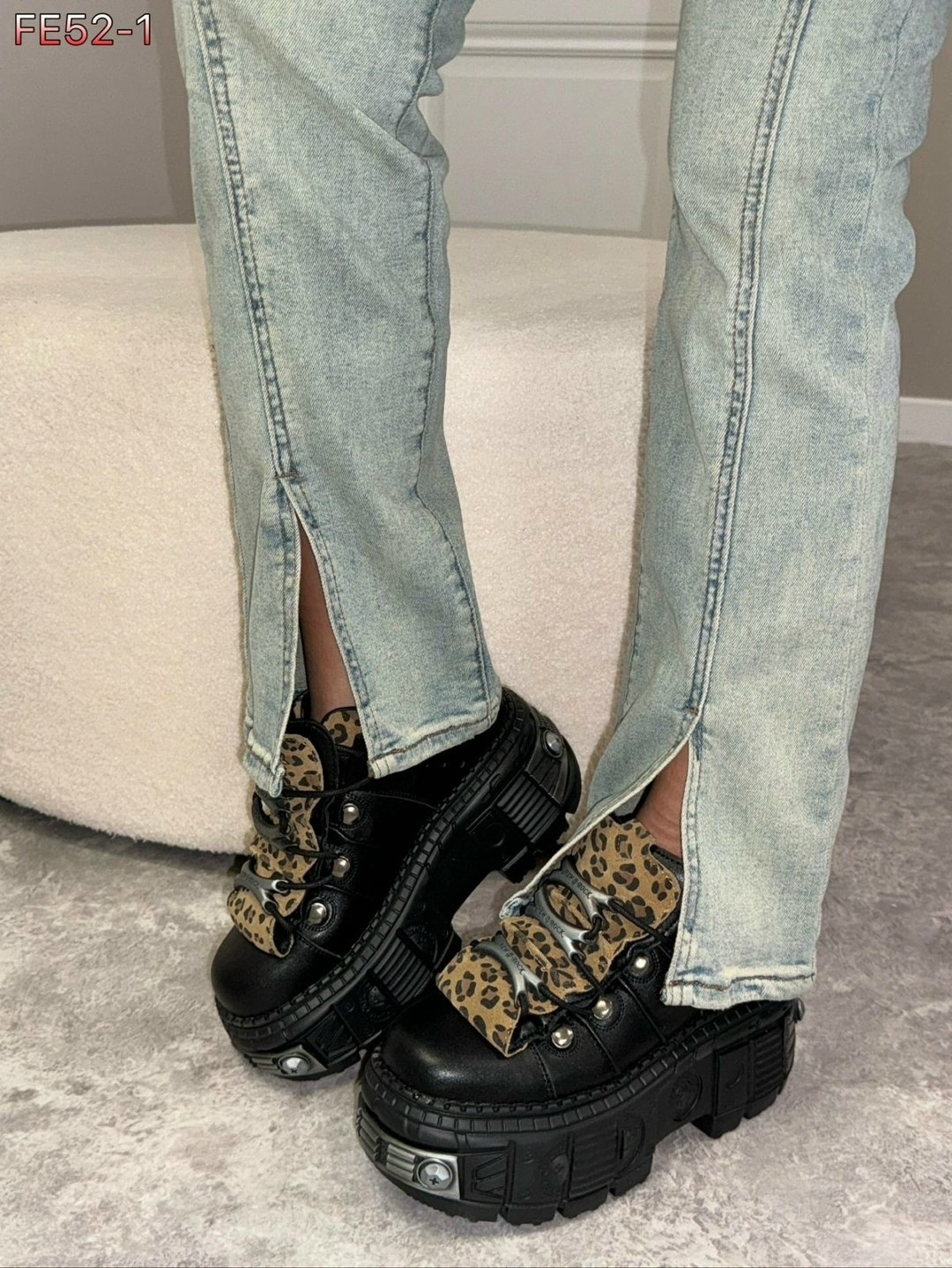 ботинки new rock,,кроссовки new rock,ботинки кроссовки new rock на липучке на высокой подошве,коричневые кроссовки на платформе new rock edition vetements