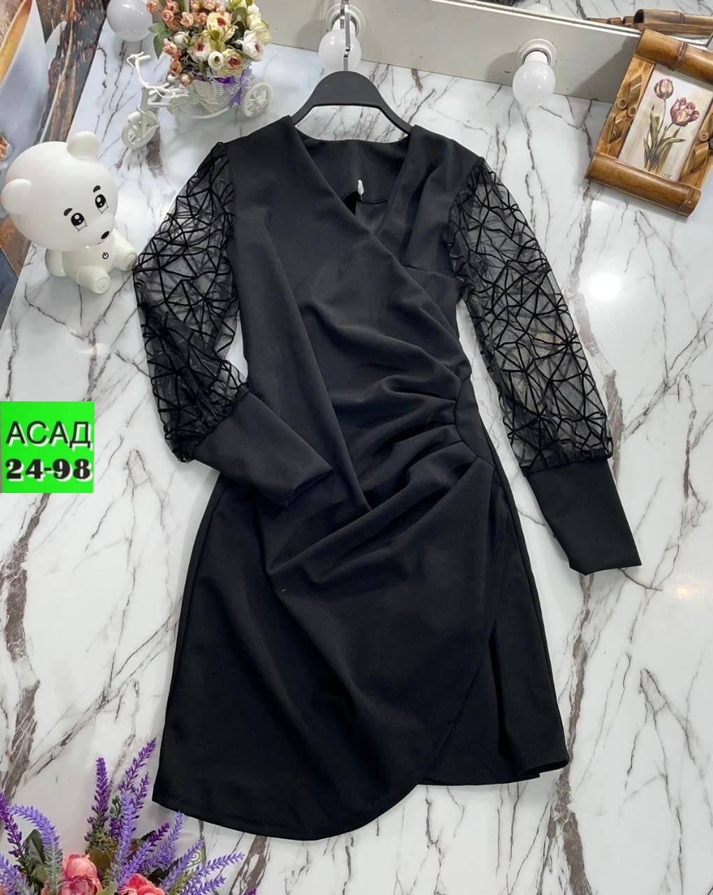 ,платье черное,платье женское черное вечерний/праздничный креп в сеточку,платье из ткани крепун и сетка,платье черное ткань крепун и сетка