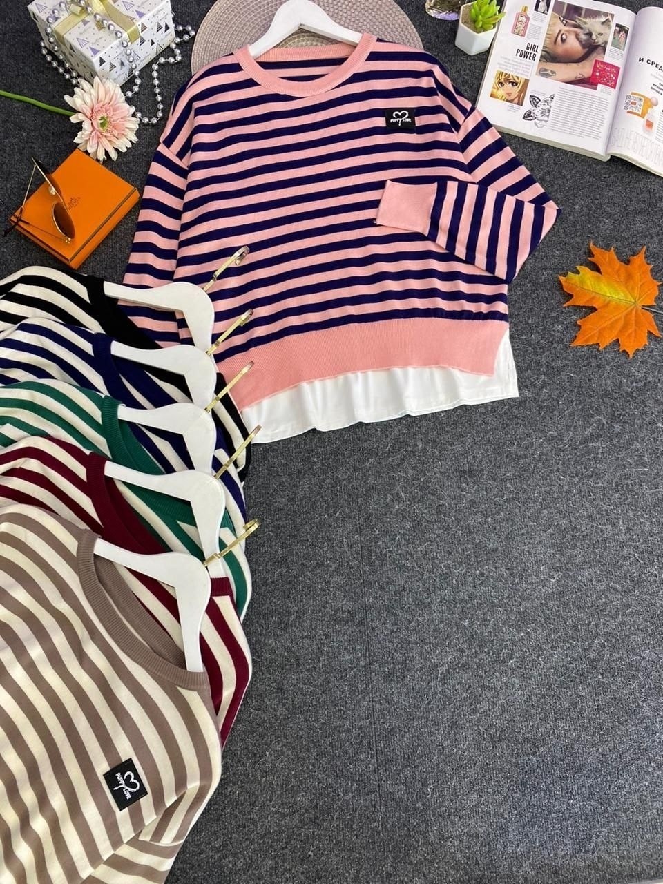 трикотажный джемпер в полоску,кофта женская,джемпер в полоску,кофта свитер женский,стильный джемпер