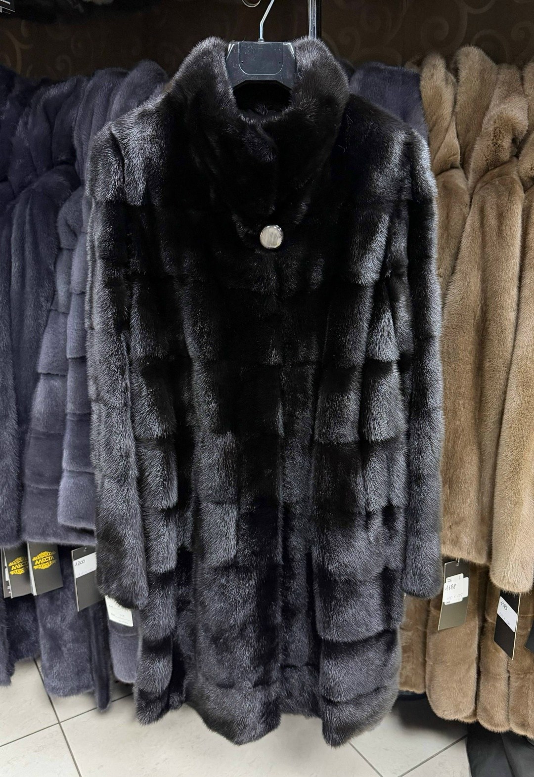 шуба норковая,шуба норка,американская норка шуба,шуба no name норка размер 42/44 черный,шуба