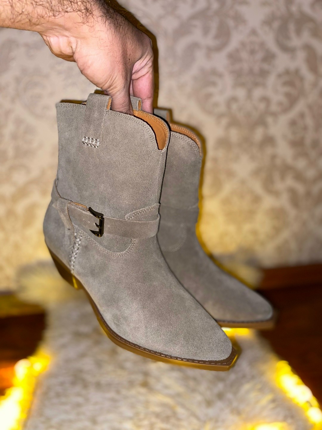 ,женская ,полусапожки,ботинки,сапоги казаки женские замшевые