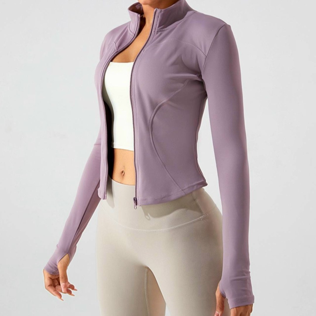 для фитнеса,обтягивающая куртка спортивная,куртка женская спортивная,спортивная куртка,женская рубашка для йоги на молнии с длинным рукавом