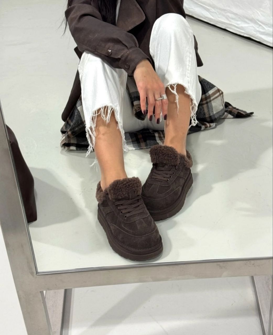 ,зимняя женская , женская,кроссовки замшевые,ботинки замш