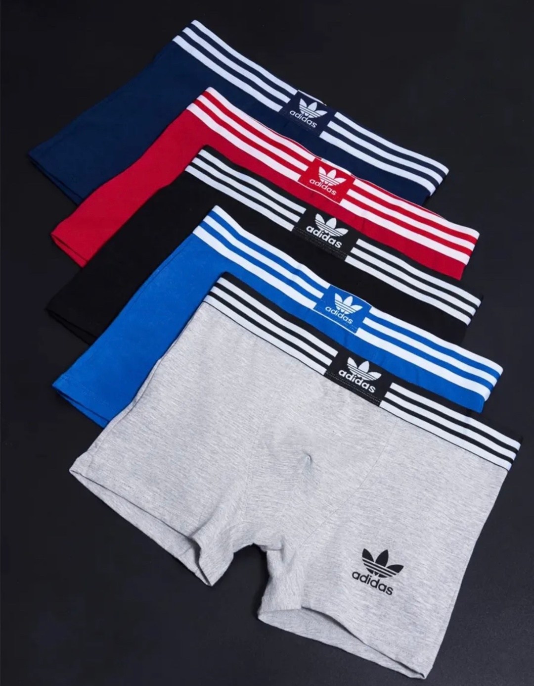 набор трусов адидас мужских,комплект трусов мужских adidas,трусы боксеры набор adidas,трусы боксера набор 5 штук,adidas трусы мужские боксери