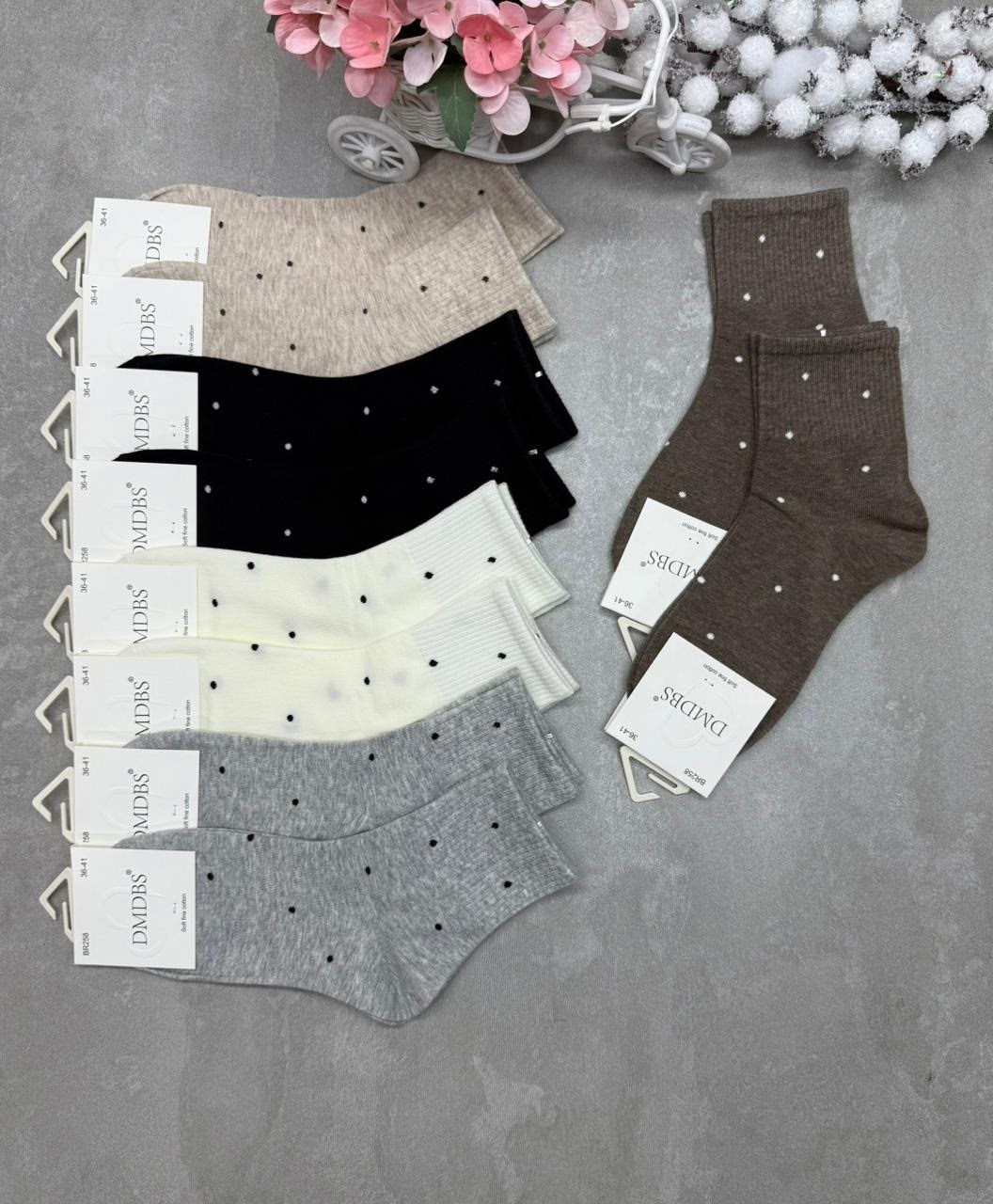 носки женские 10 пар разного цвета,носки средние спортивные в горошек набор 5 пар syltan,носки женские 10 пар,женские носки,носки