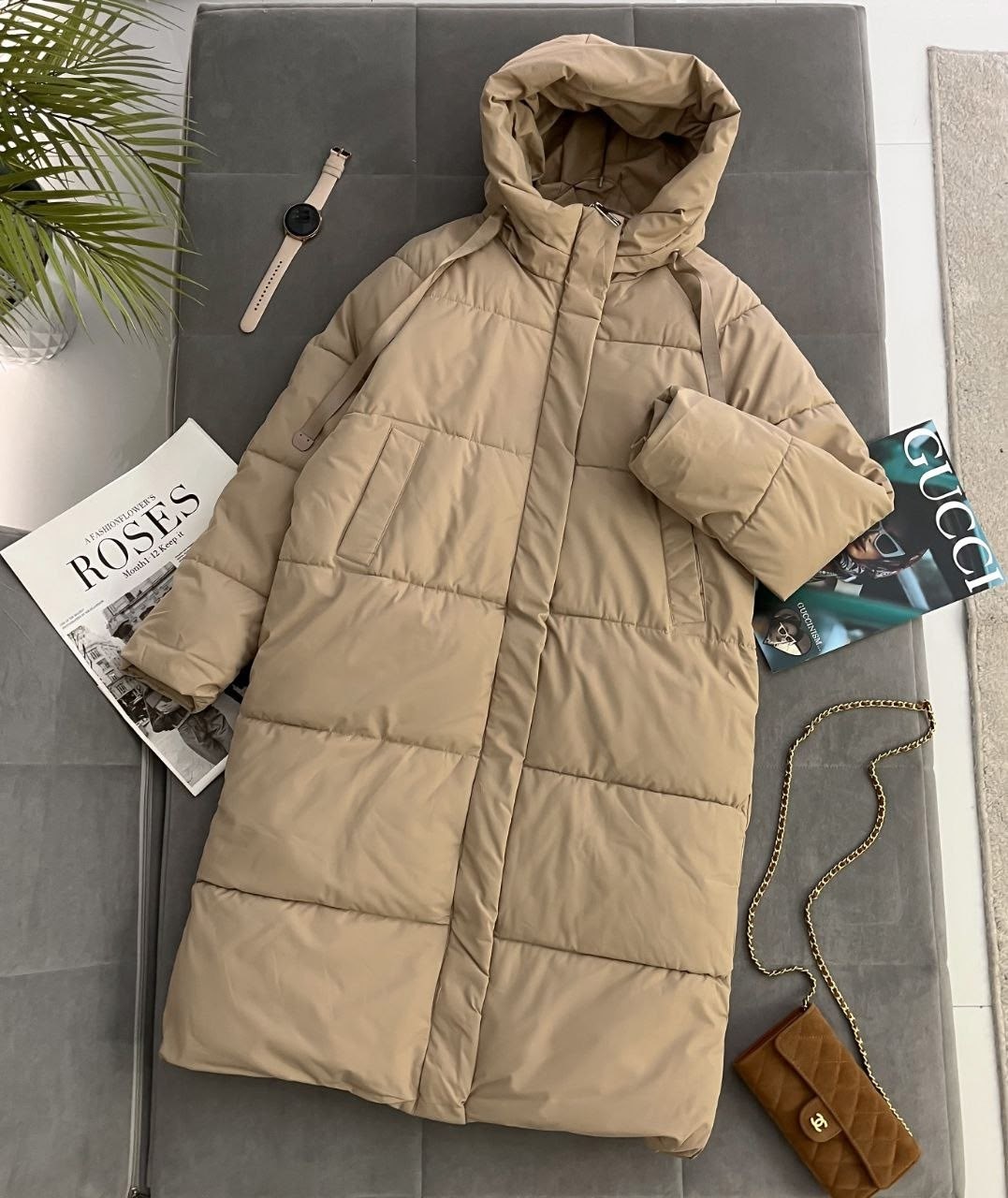 пуховик женский,женские зимние куртки,пуховик с капюшоном,бежевый пуховик,пуховик