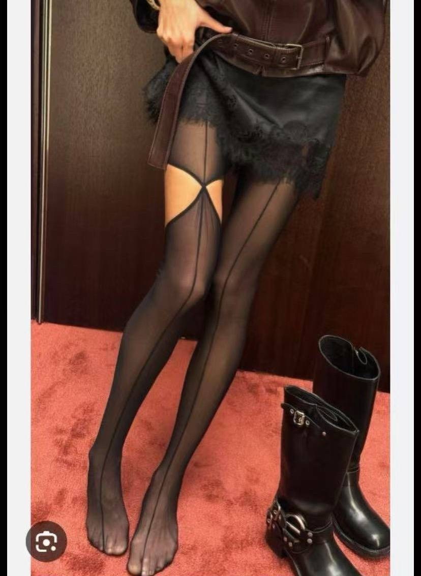 стильный наряд,образ с чулками,женская мода,стиль одежды