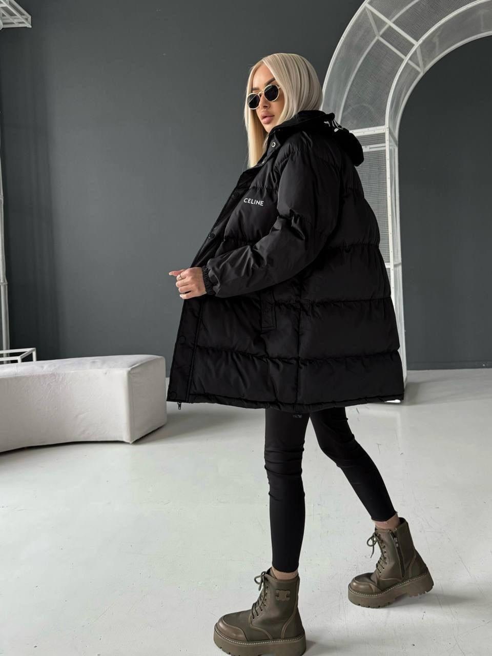 зимняя куртка,пуховик двусторонний,пуховик с капюшоном,куртка женская,зимняя куртка оверсайз с капюшоном пуховик rz wear