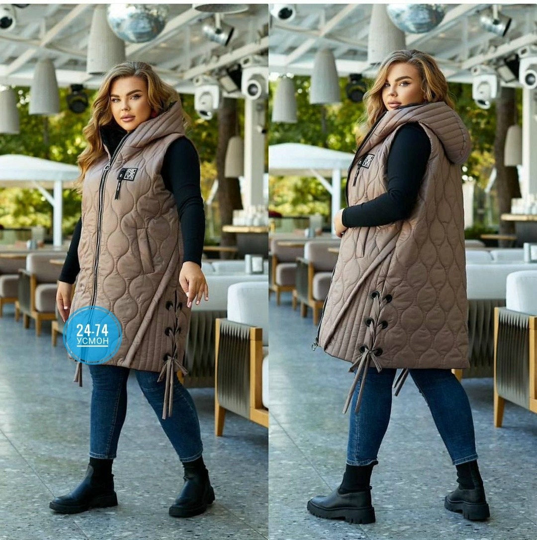 жилетка на синтепоне,жилет синтепон,жилетка женская батал,женская жилетка больших размеров,женская жилетка
