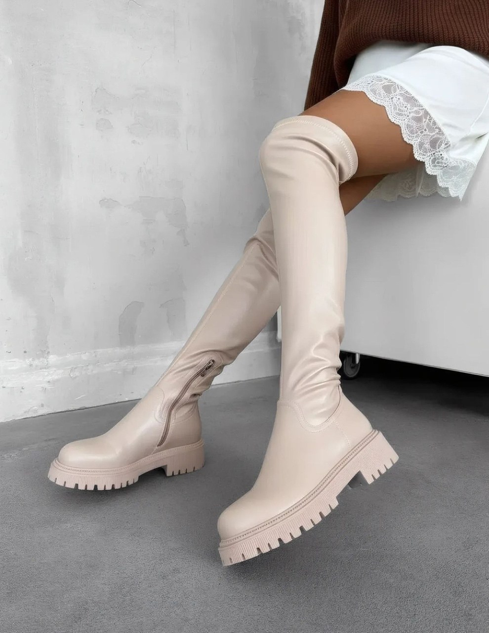 ботфорты бежевые демисезонные,ботфорты женские,бежевые ботфорты,женские демисезонные ботфорты,ботфорты сапоги