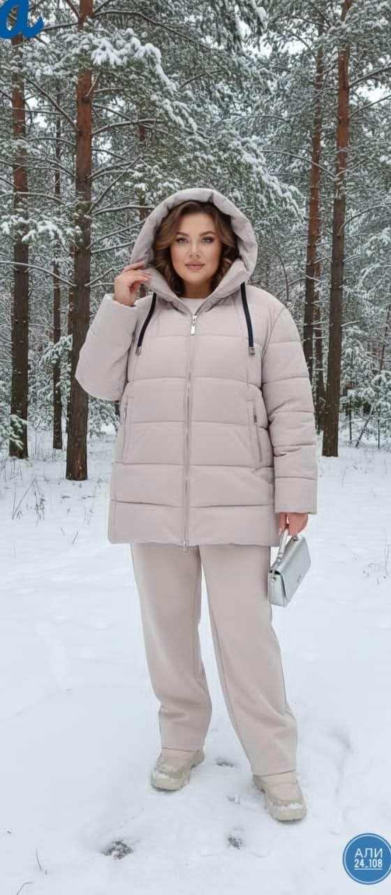 пуховик зимний большие размеры kira clo,женская зимняя куртка,пуховик зимний больших размеров kira clo 269326091,пуховик зимний больших размеров kira clo,демисезонная куртка