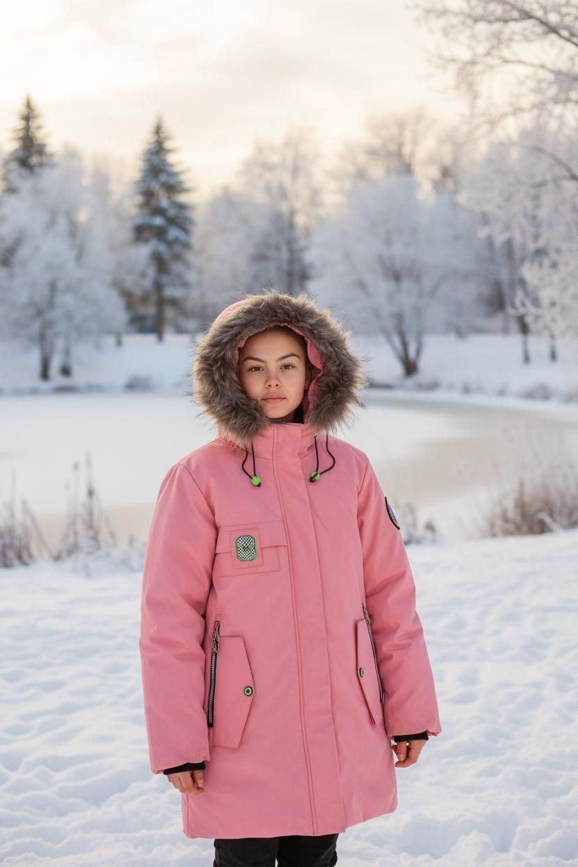 куртка-парка зимняя,куртка зимняя на мальчика,зимняя куртка на девочку,куртка парка зимняя r.m kids 100658110,зимняя куртка avese для девочки