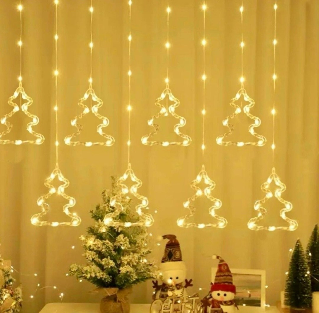 светодиодная рождественская гирлянда-занавеска,гирлянда штора снежинки 3х2м,гирлянда занавеска,гирлянда штора олени,новогодние гирлянды