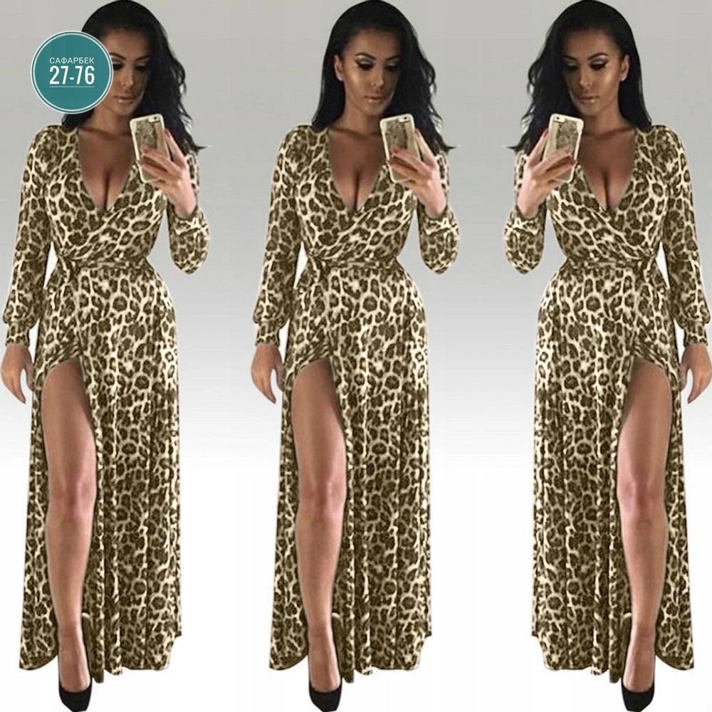 женское длинное платье с леопардовым принтом,леопардовое платье длинное,платье с леопардовым принтом,платья макси леопард,платье леопардовое