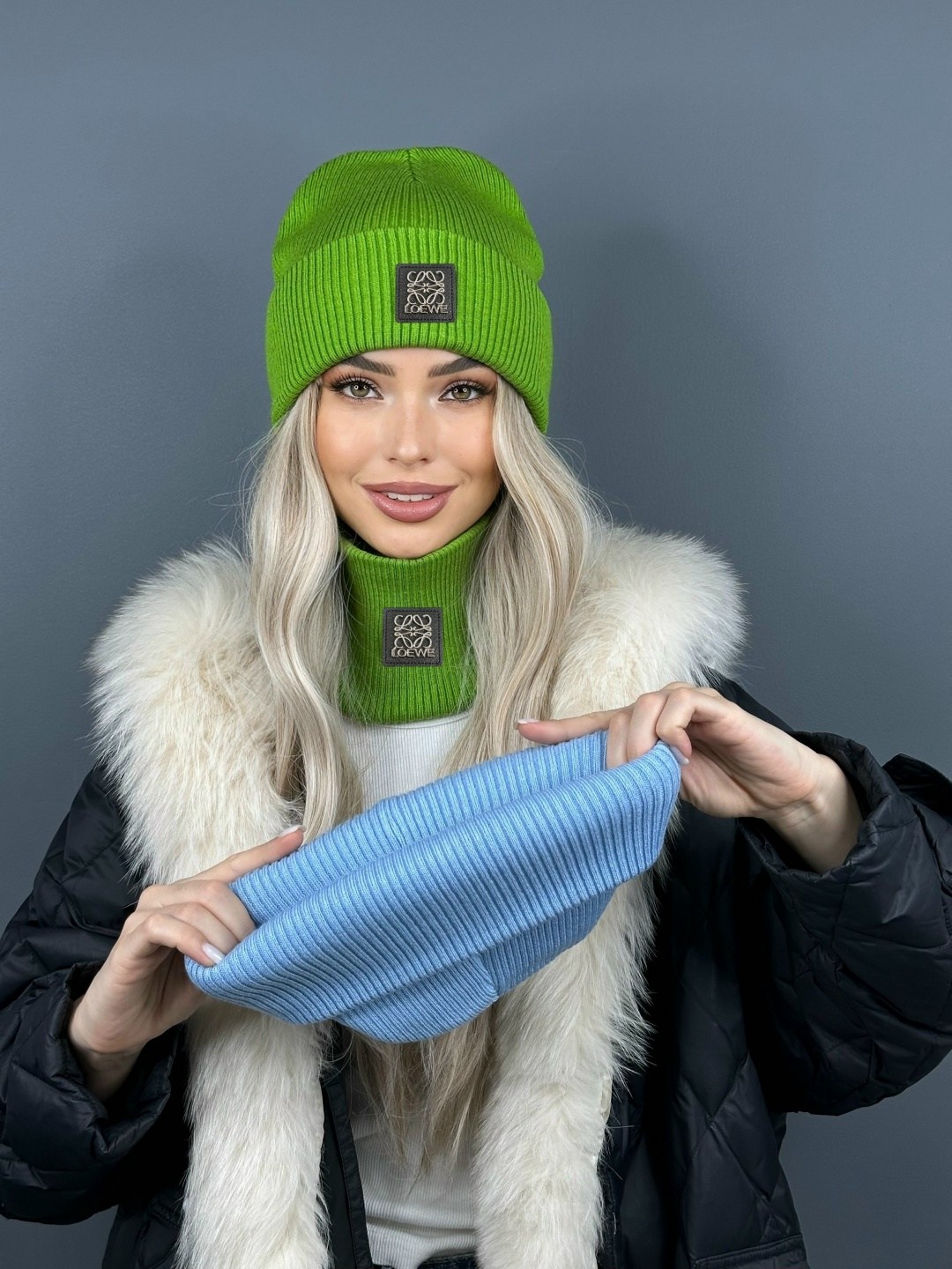 вязаная шапка,шапка бини,шапка,голубая шапка,шапка модная