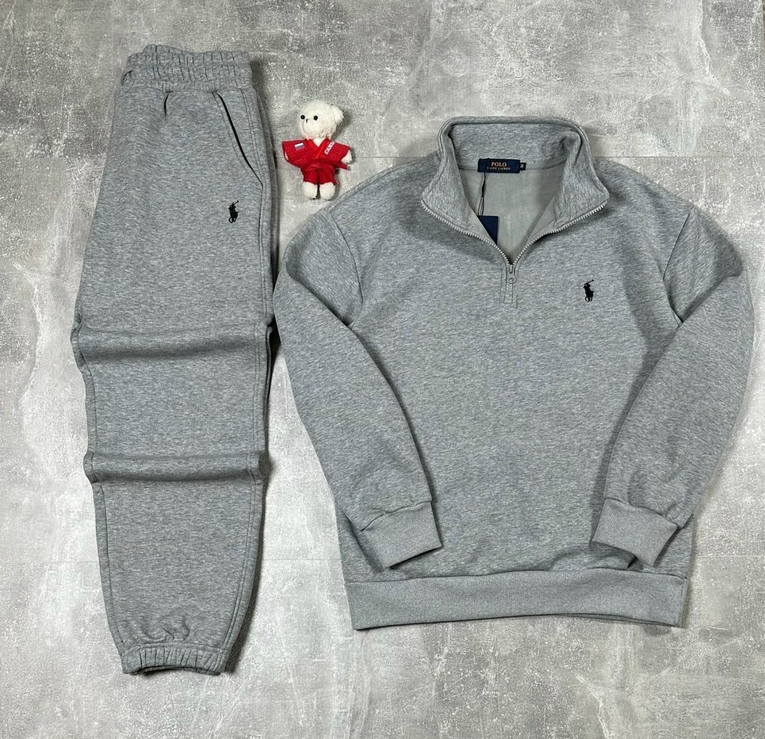 polo ralph lauren 1 4 zip,спортивный костюм для мужчин трехнитка,мужской серый свитер от polo ralph lauren,кофта мужская,pullover polo ralph lauren zip