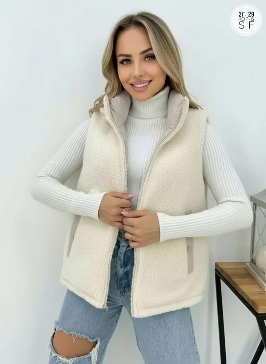 жилетка женская,жилет женский,жилет двухсторонний,жилет,жилет утепленная