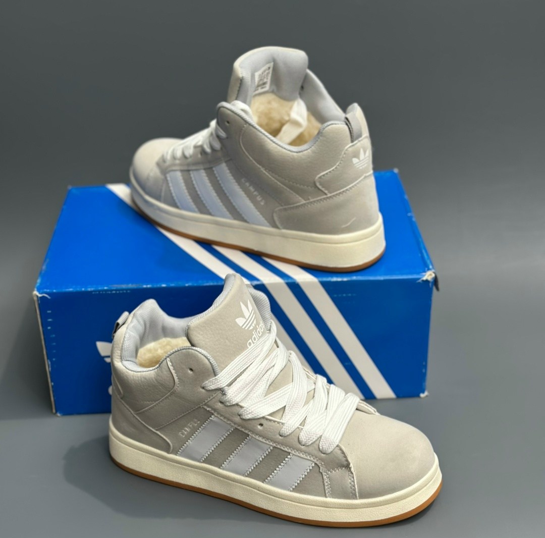 зимние кроссовки adidas campus high,зимние кроссовки adidas campus,зимние кроссовки adidas campus high цвет серый,кроссовки adidas,зимние кроссовки adidas
