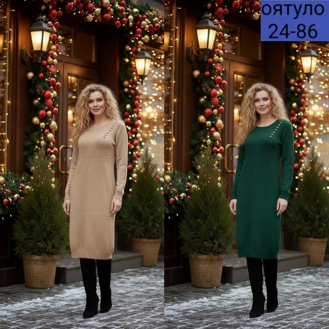 платье женская,платье вязаное теплое ниже колена элька,вязаное платье,платье,женское платье вязаное