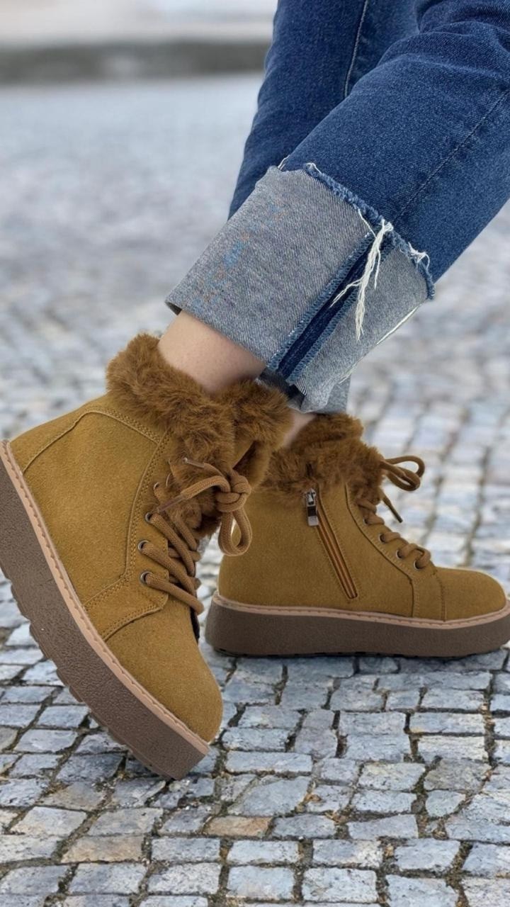 ,ботинки зимние коричневые на шнуровке raffa shoes,женская зимняя ,зимние женские ботинки,замшевые ботинки с мехом женские