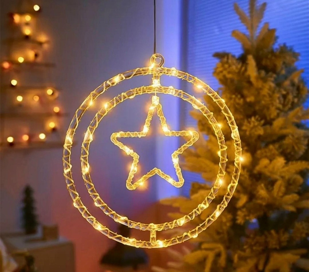 светодиодная гирлянда,подвесное украшение,украшение светодиодное,рождественский светильник,светильник украшение