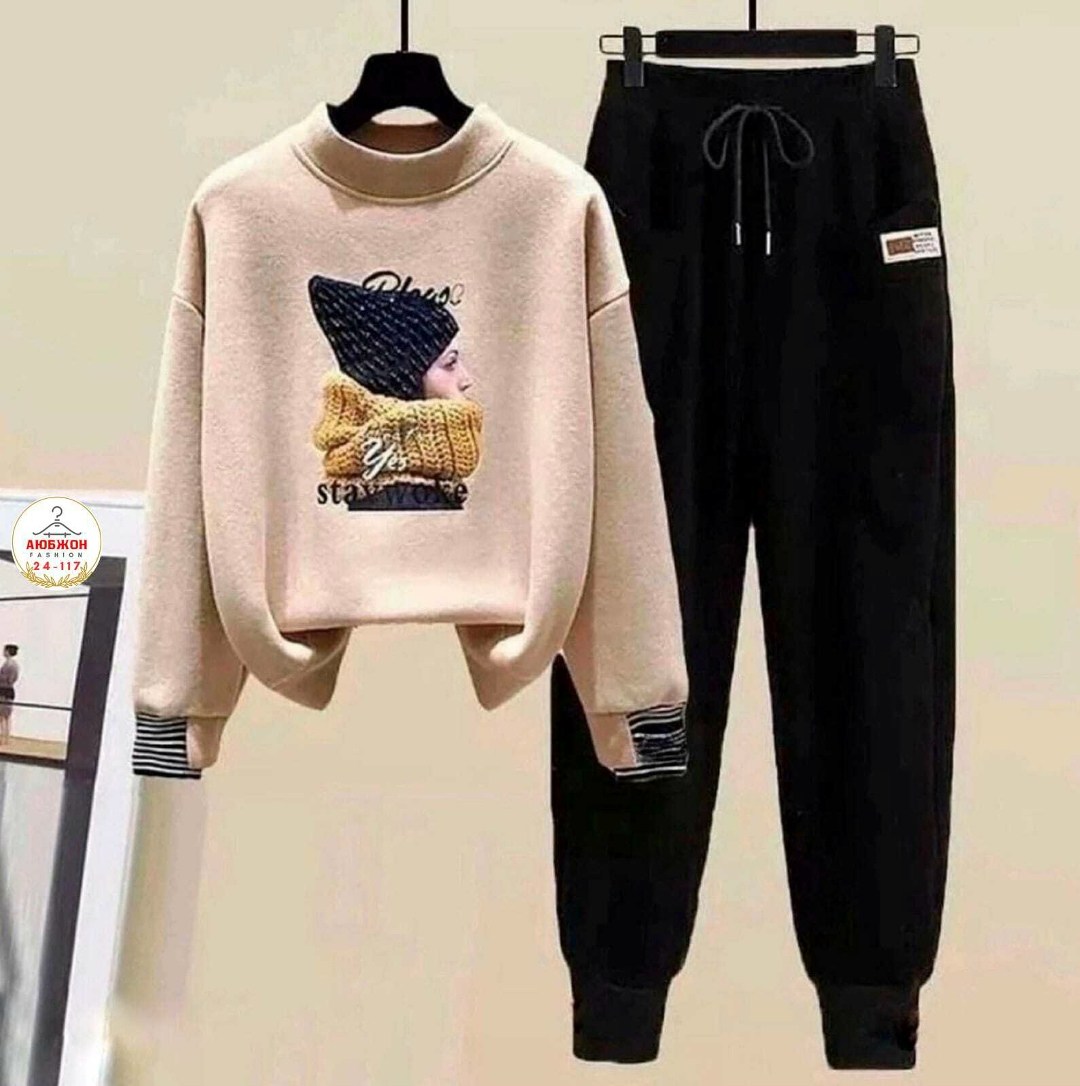 костюм спортивный женский,костюм женский,повседневный спортивный костюм,женский спортивный костюм из 2 предметов,модный теплый спортивный костюм