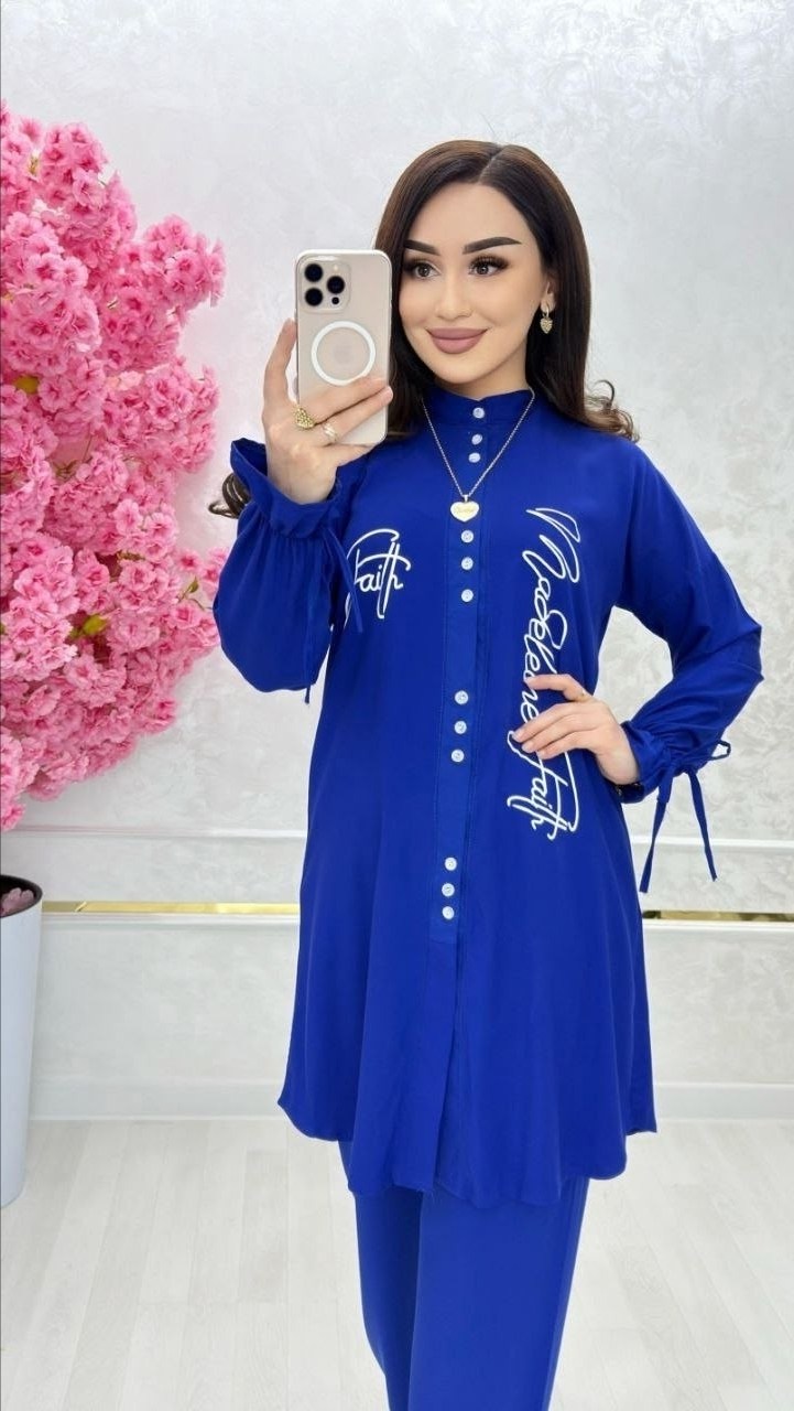 мусульманская платья,костюм с брюками,платье со штанами,женский костюм двойка