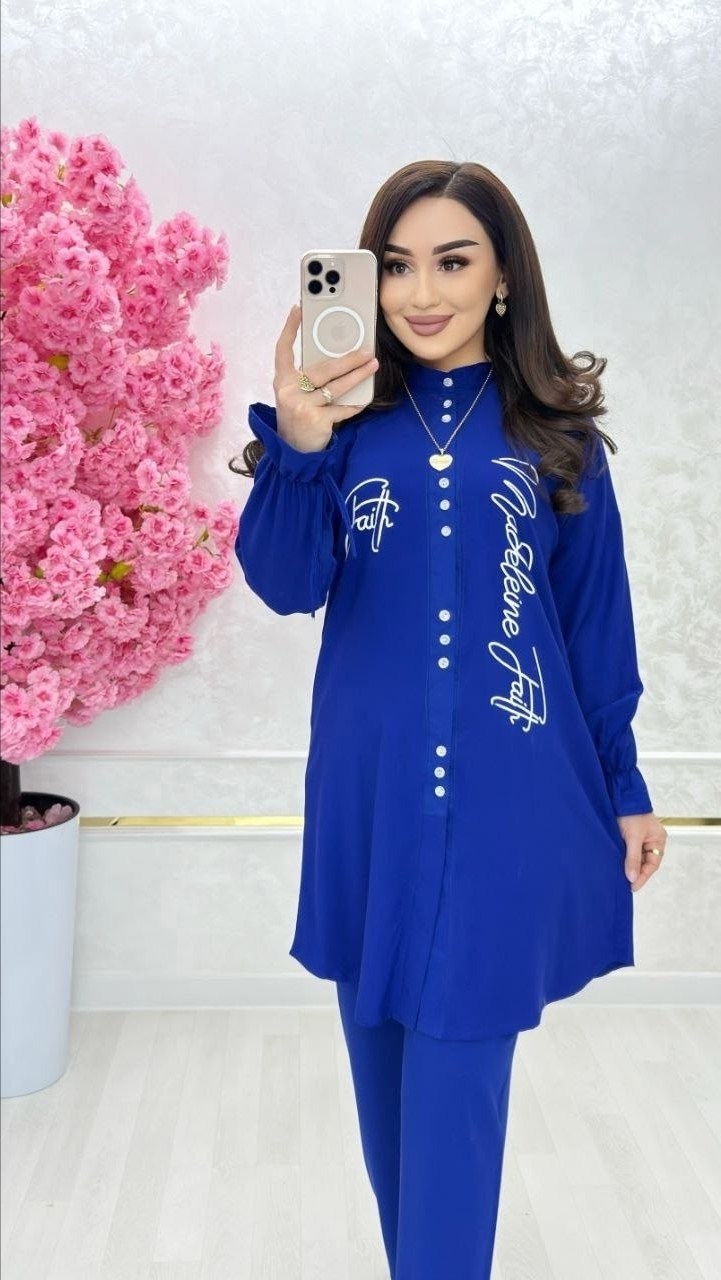 мусульманская платья,костюм с брюками,платье со штанами,женский костюм двойка