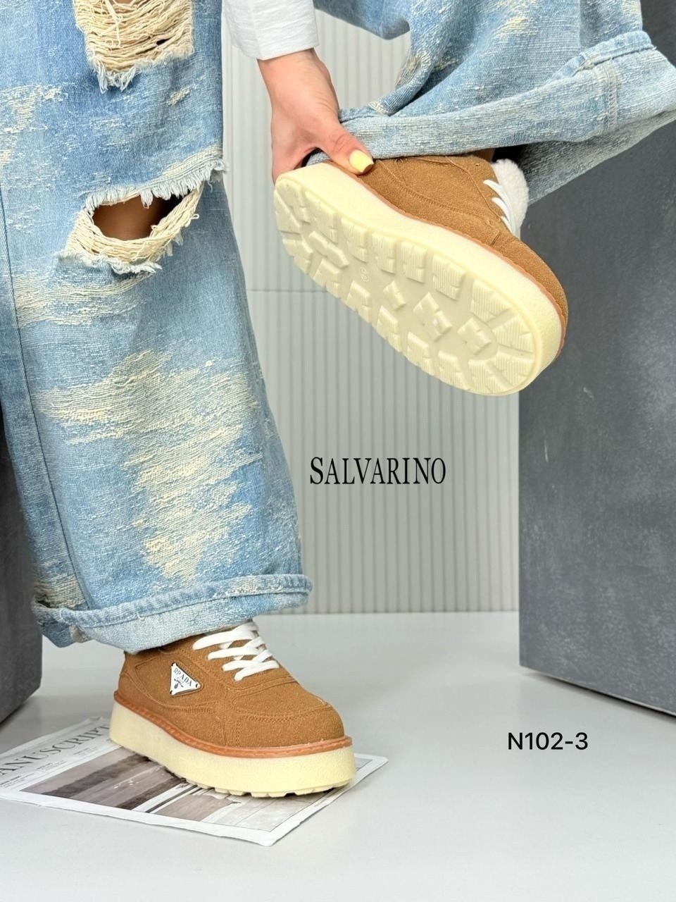 ,кеды замшевые зимние с мехом на высокой подошве trend shuz 273158517,кеды замшевые зимние с мехом на высокой подошве trend shuz,женские кроссовки,замшевые кроссовки