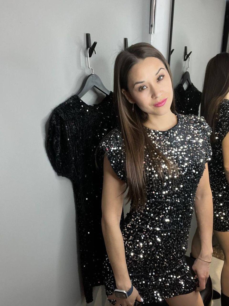 платье с пайетками,черное платье с пайетками,платье с пайетками женское,платье черное,элегантные платья