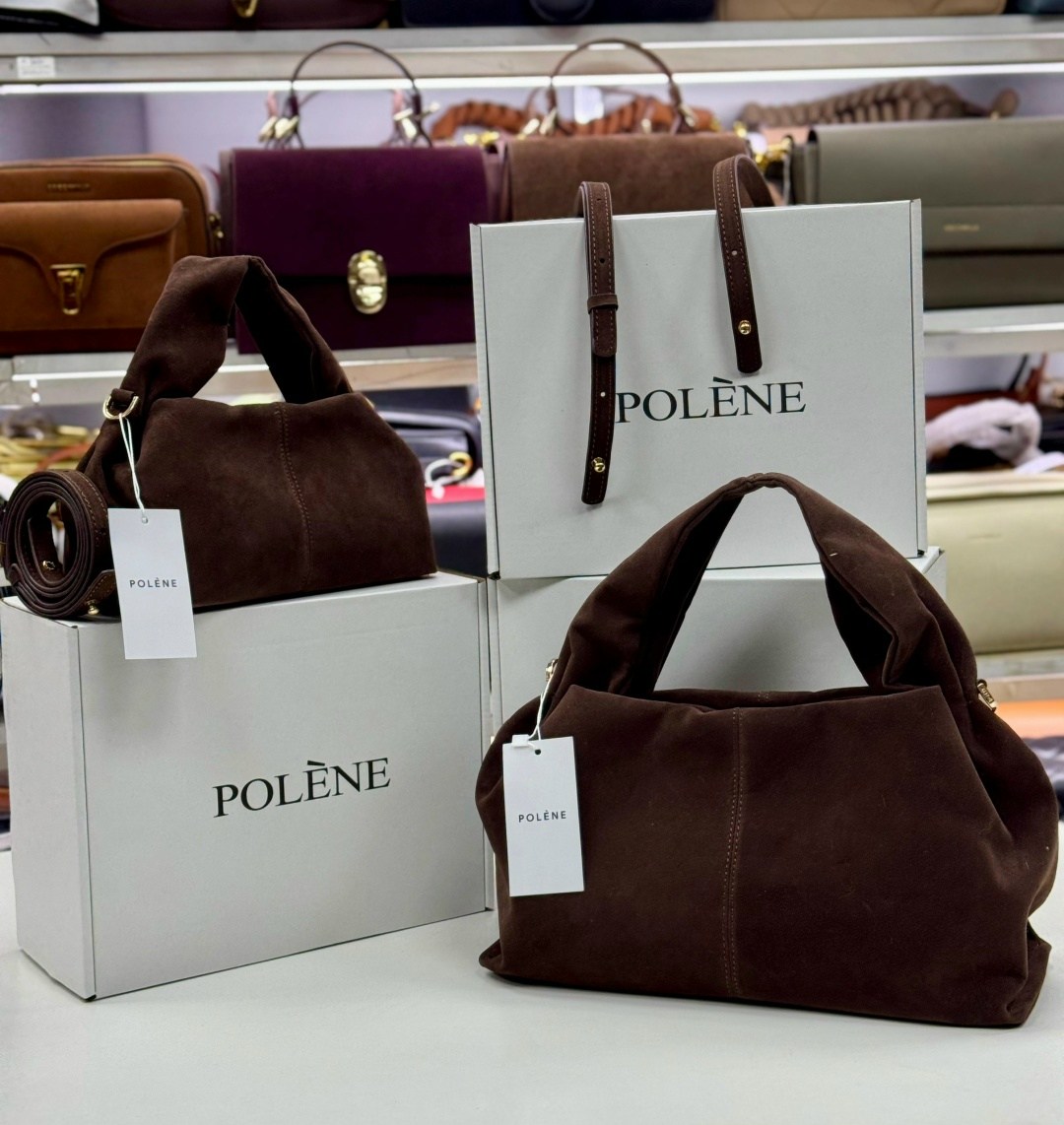 женская замшевая сумка,сумка женская polene натуральная замша,сумка polene натуральная замша светло-коричневый,замшевая сумка,замшевые сумки для женщин