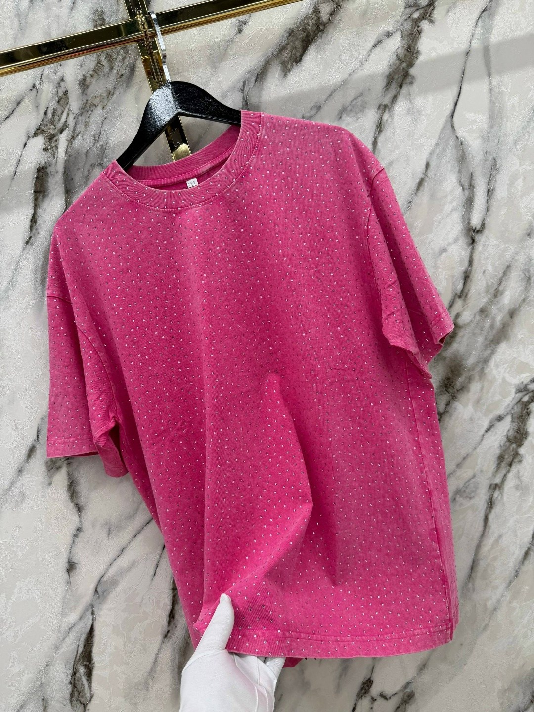 футболка женская,футболка оверсайз со стразам,футболка фиолетовая,футболка со стразами женская,женская футболка оверсайз