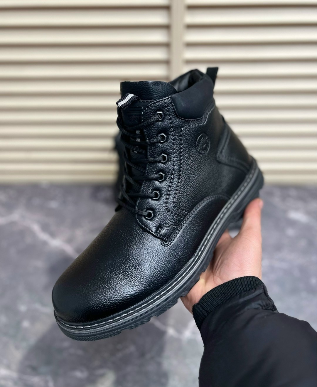 ,ботинки мужские ierdi ie290-chern черные 42 ru,зимние ботинки мужские,ботинки мужские зимние кожаные на меху кожаные largo shoes 134009139, зимняя мужская