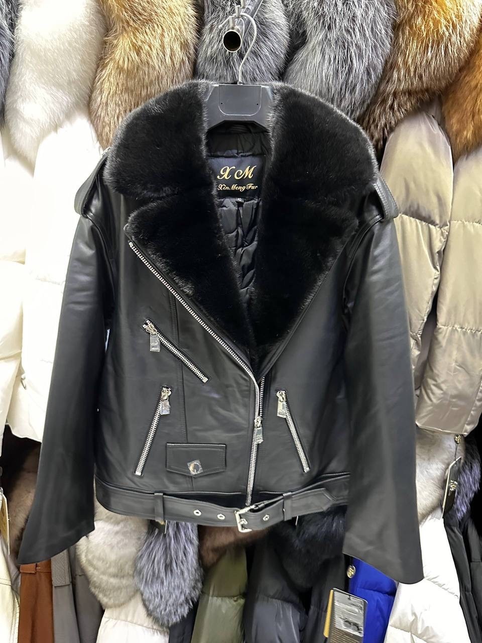 кожаная куртка с мехом,куртка натуральная кожа мех чернобурка,куртка с мехом,кожаная куртка с чернобуркой женская,кожанка с мехом
